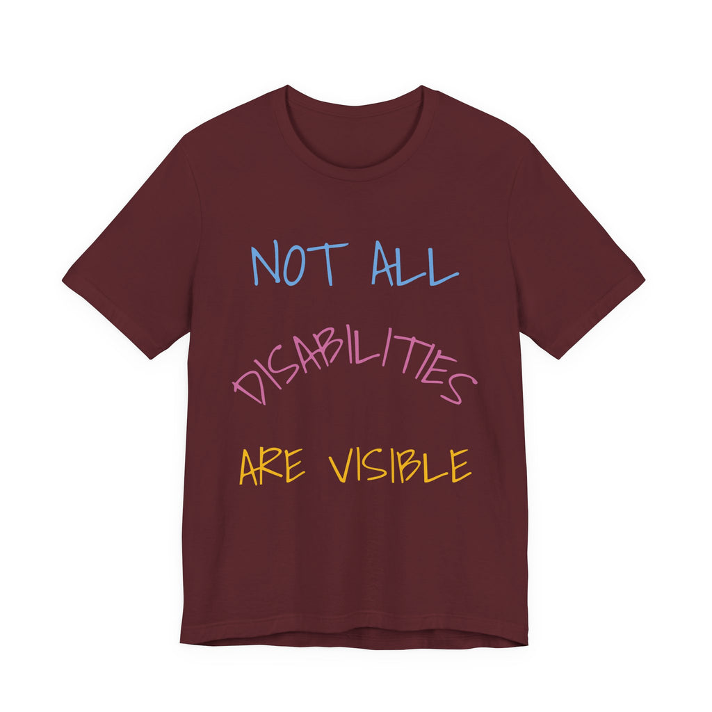 Copy of CDK13 Genetic Mutation Support T-Shirt — "Not All Disabilities Are Visible" Awareness Tee